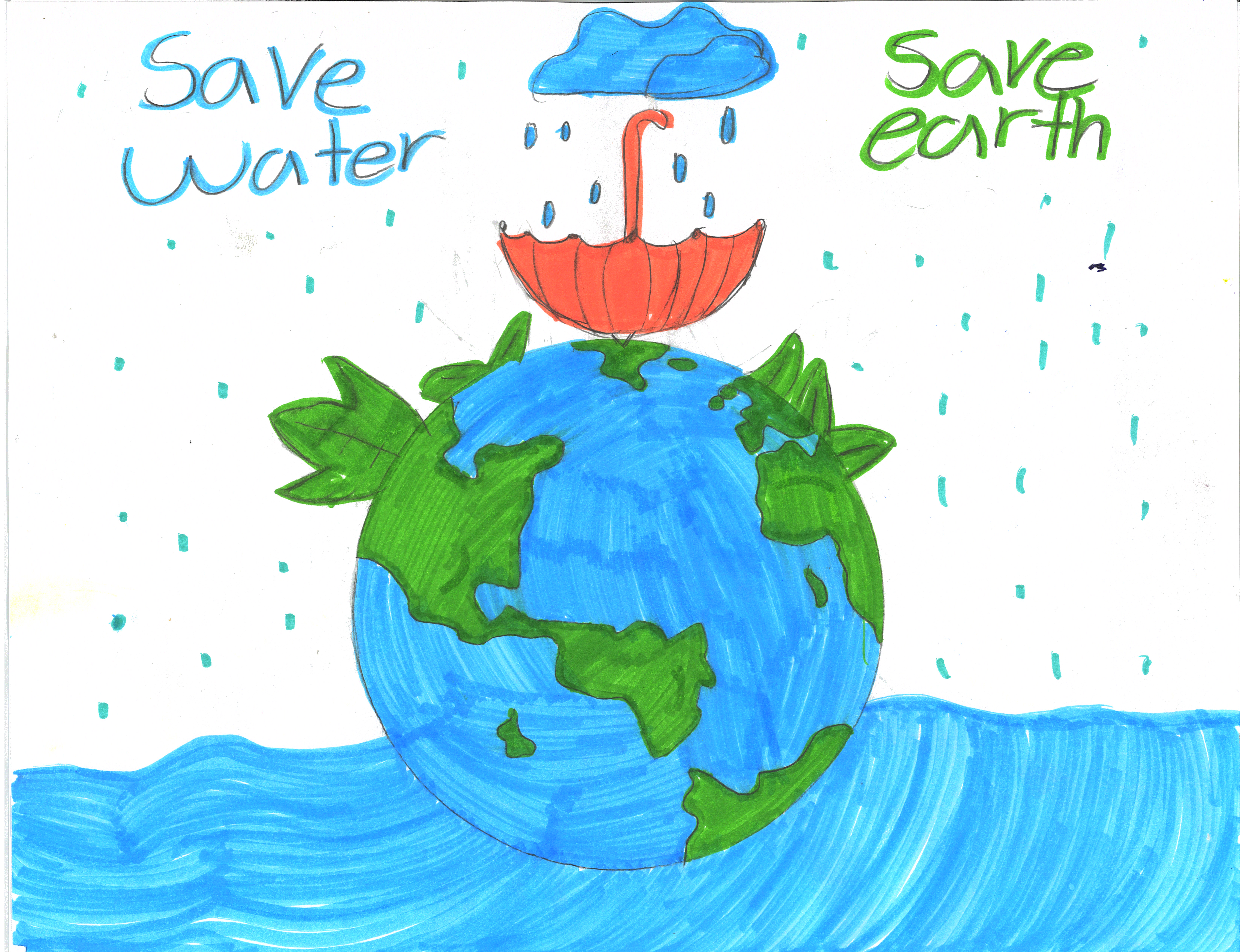 Save Water Drawing | TikTok