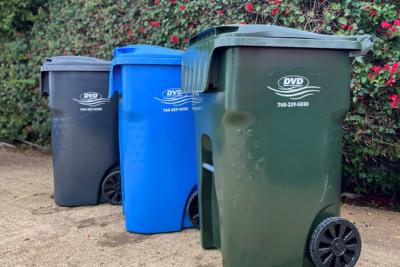 trash bins