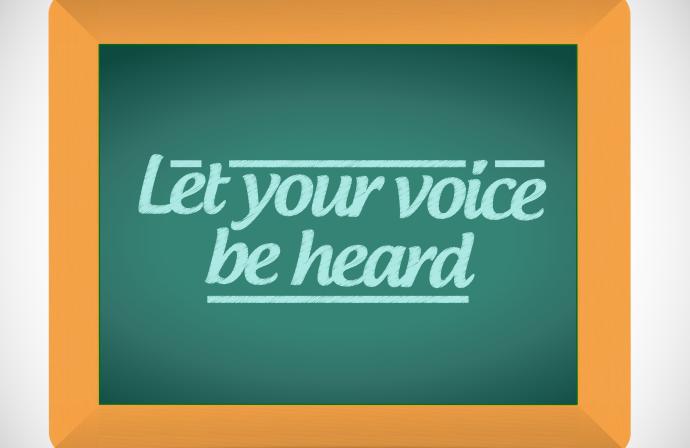 Let Your Voice Be Heard