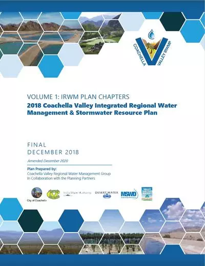 2018 Coachella Valley Irwm Swr Plan Cover Image