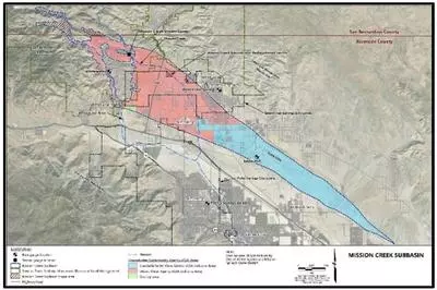 Mission Creek Subbasin Map Image