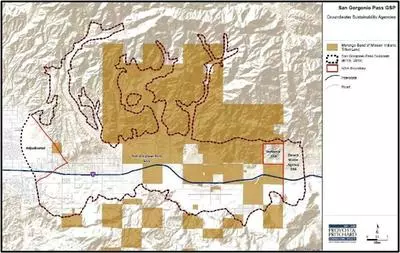 San Gorgonio Pass Subbasin SGMA Map